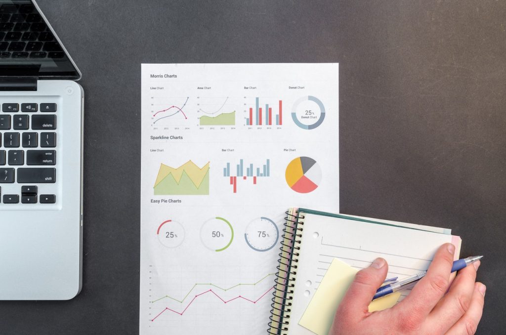 Paper with data and graphs