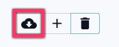 Showing the download icon